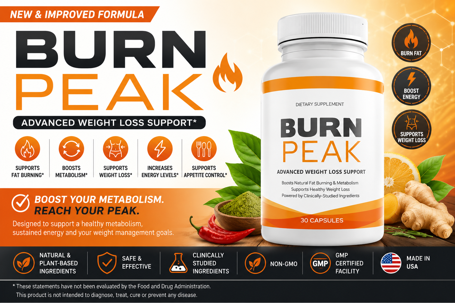 Burn Peak™ Supplement – Natural Support for Healthy Weight Loss