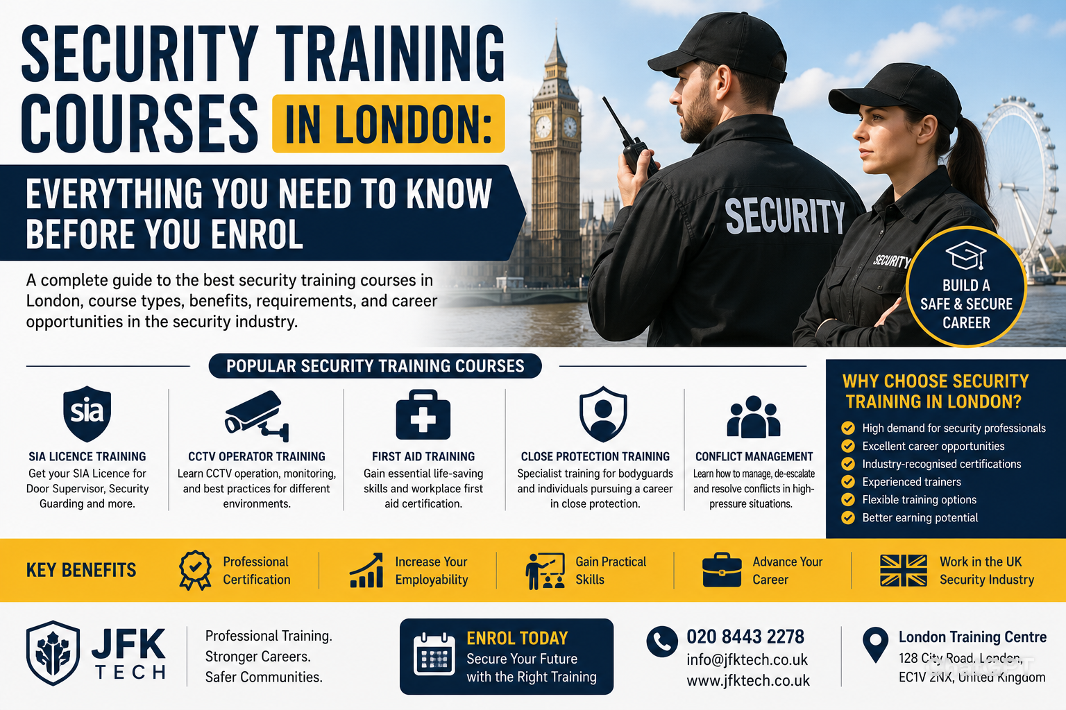 Security Training Courses in London: Everything You Need to Know Before You Enrol